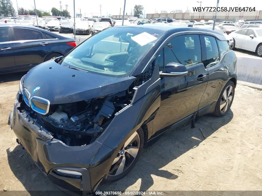 2018 BMW I3 94Ah VIN: WBY7Z2C58JVE64764 Lot: 39370650