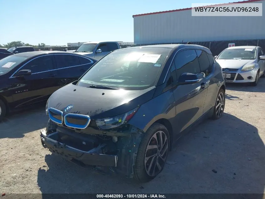 2018 BMW I3 Rex VIN: WBY7Z4C56JVD96248 Lot: 40462093