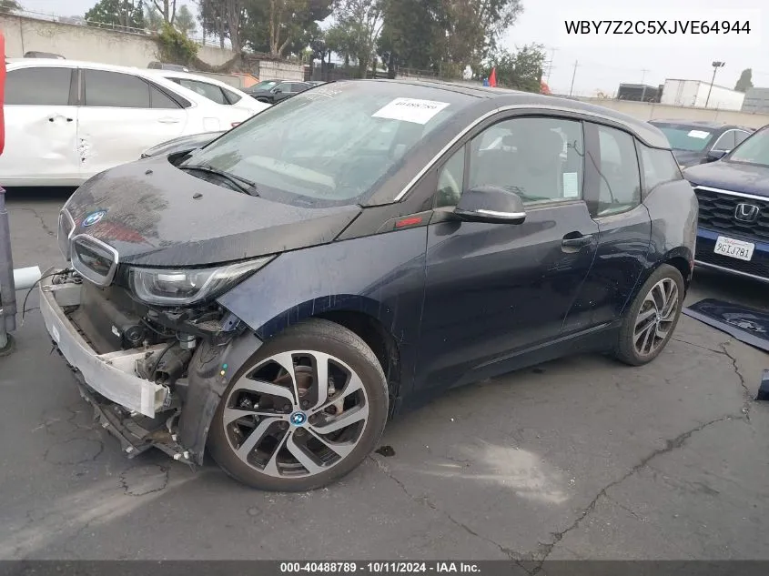 2018 BMW I3 94Ah VIN: WBY7Z2C5XJVE64944 Lot: 40488789