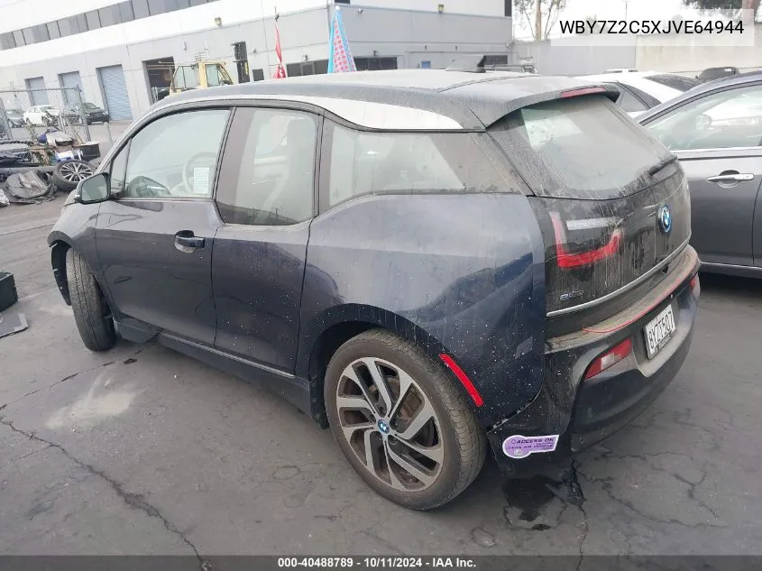 2018 BMW I3 94Ah VIN: WBY7Z2C5XJVE64944 Lot: 40488789