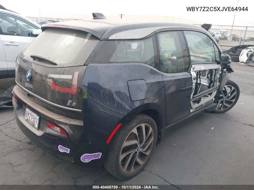 2018 BMW I3 94Ah VIN: WBY7Z2C5XJVE64944 Lot: 40488789