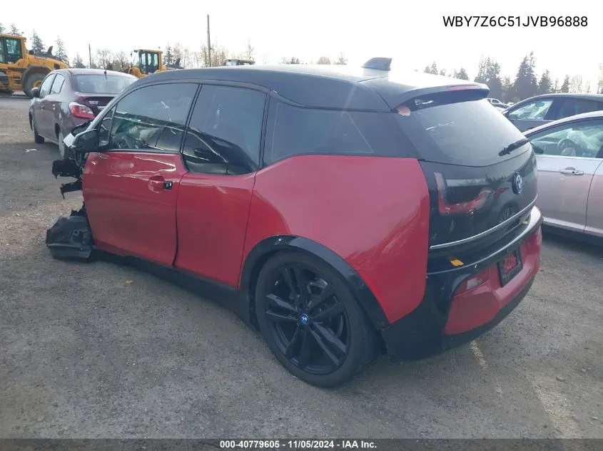 2018 BMW I3S 94Ah VIN: WBY7Z6C51JVB96888 Lot: 40779605