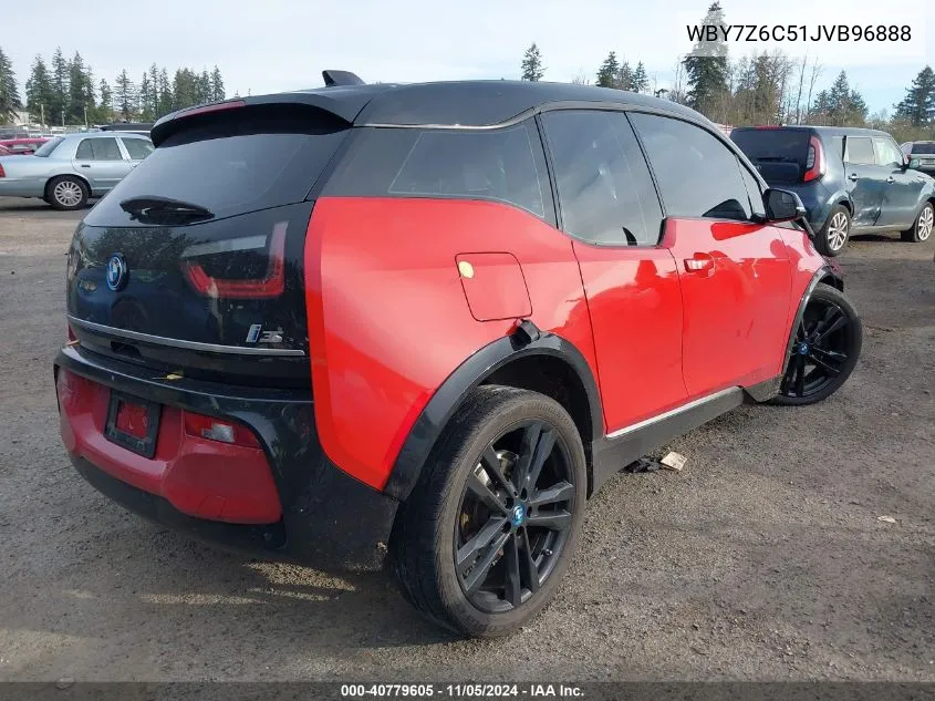 2018 BMW I3S 94Ah VIN: WBY7Z6C51JVB96888 Lot: 40779605