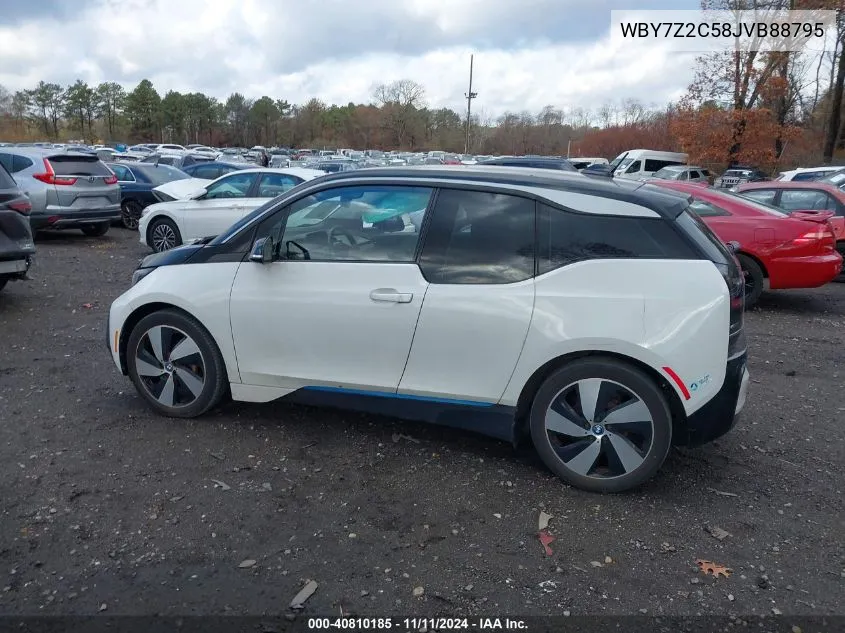 2018 BMW I3 94Ah VIN: WBY7Z2C58JVB88795 Lot: 40810185