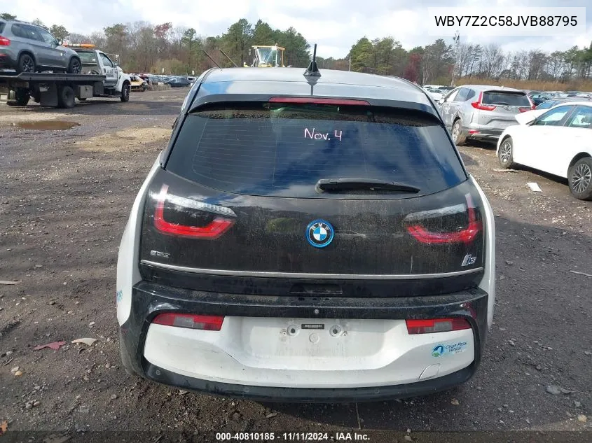 2018 BMW I3 94Ah VIN: WBY7Z2C58JVB88795 Lot: 40810185