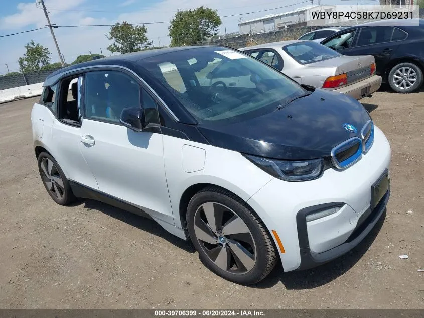 2019 BMW I3 120Ah W/Range Extender VIN: WBY8P4C58K7D69231 Lot: 39706399