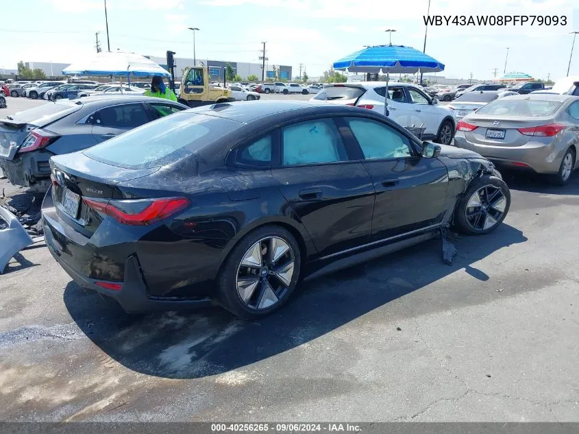 2023 BMW I4 Edrive35 VIN: WBY43AW08PFP79093 Lot: 40256265