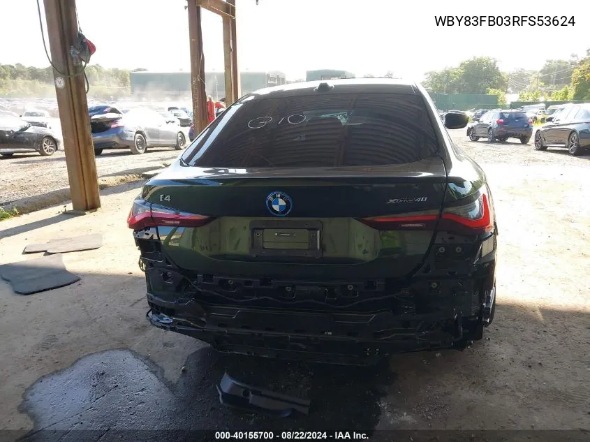 WBY83FB03RFS53624 2024 BMW I4 xDrive40