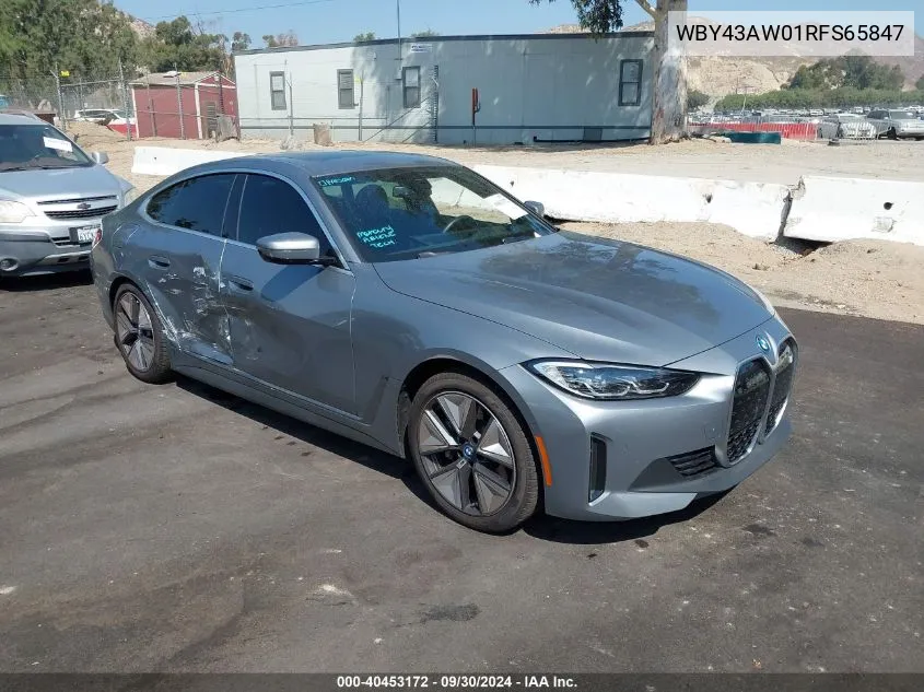 WBY43AW01RFS65847 2024 BMW I4 Edrive35