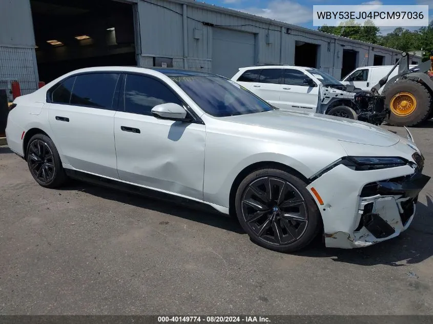 2023 BMW I7 xDrive60 VIN: WBY53EJ04PCM97036 Lot: 40149774