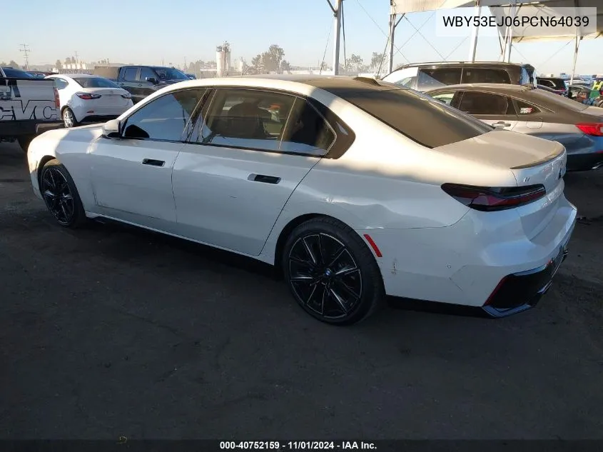 2023 BMW I7 xDrive60 VIN: WBY53EJ06PCN64039 Lot: 40752159