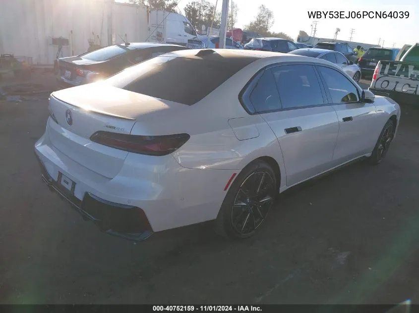 2023 BMW I7 xDrive60 VIN: WBY53EJ06PCN64039 Lot: 40752159