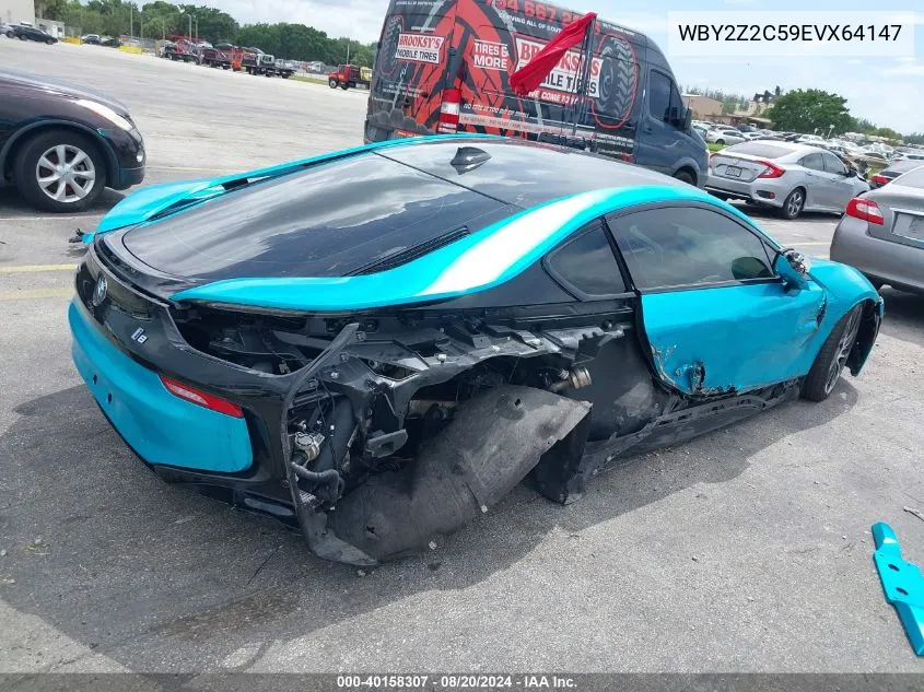 WBY2Z2C59EVX64147 2014 BMW I8