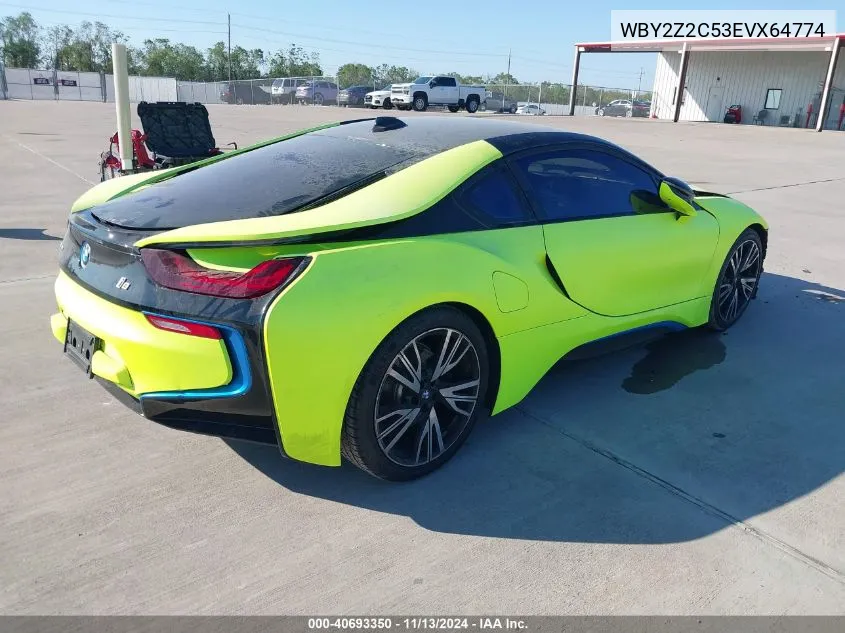 2014 BMW I8 VIN: WBY2Z2C53EVX64774 Lot: 40693350