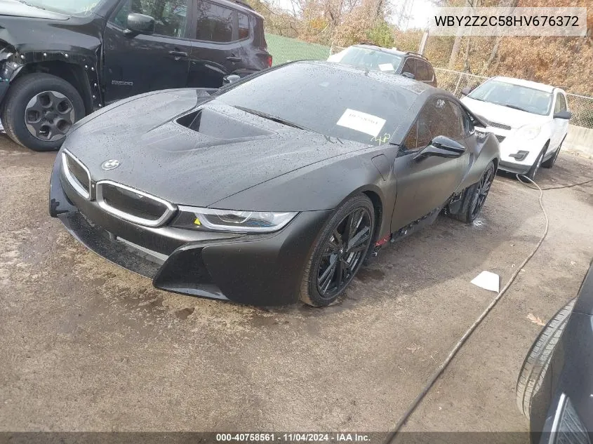 2017 BMW I8 VIN: WBY2Z2C58HV676372 Lot: 40758561