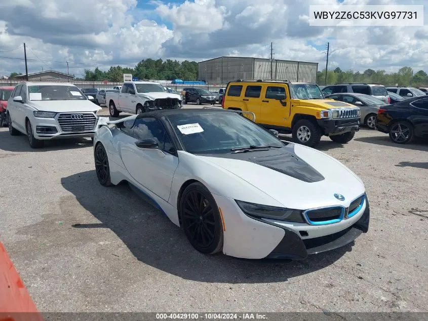 2019 BMW I8 VIN: WBY2Z6C53KVG97731 Lot: 40429100