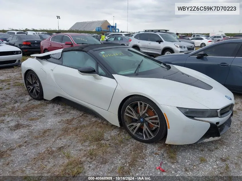 2019 BMW I8 VIN: WBY2Z6C59K7D70223 Lot: 40568909