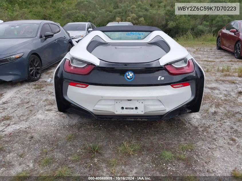 2019 BMW I8 VIN: WBY2Z6C59K7D70223 Lot: 40568909