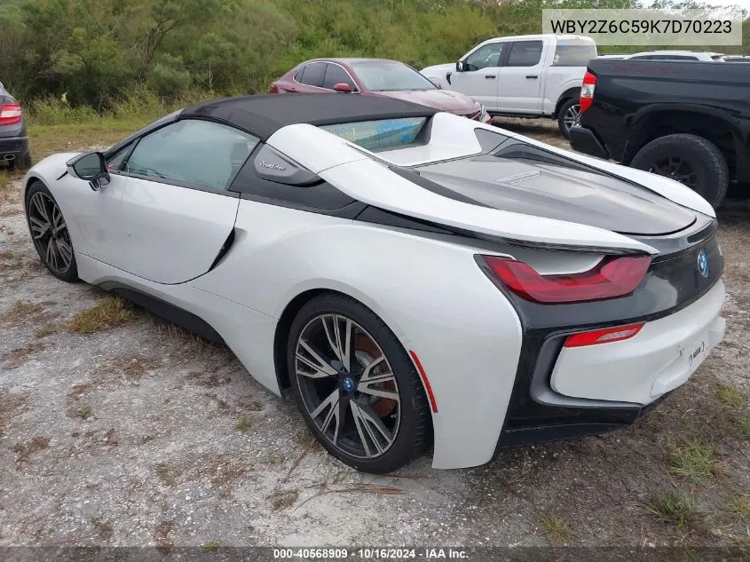 2019 BMW I8 VIN: WBY2Z6C59K7D70223 Lot: 40568909