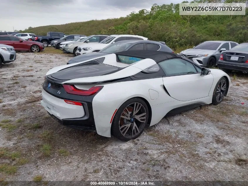 2019 BMW I8 VIN: WBY2Z6C59K7D70223 Lot: 40568909