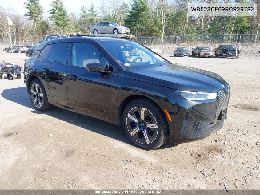 2024 BMW Ix xDrive50 VIN: WB523CF09RCR29782 Lot: 40477862