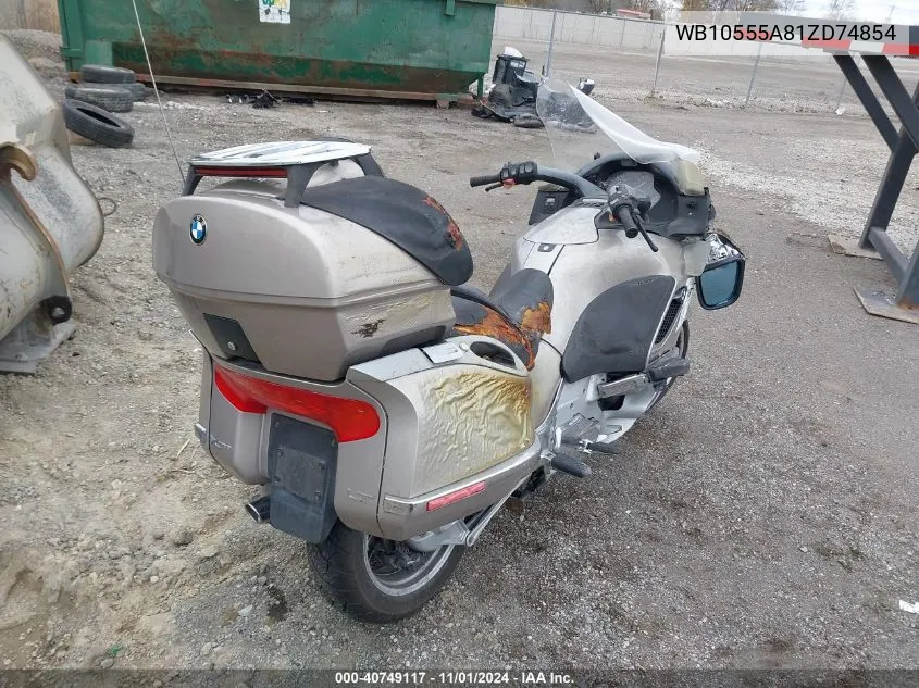 2001 BMW K1200 Lt VIN: WB10555A81ZD74854 Lot: 40749117