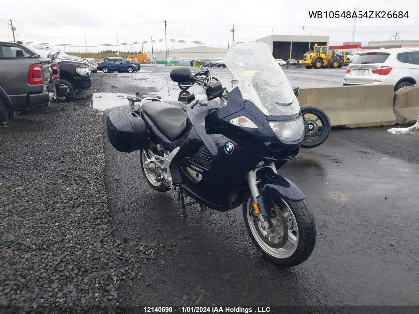 2004 BMW K1200 Gt VIN: WB10548A54ZK26684 Lot: 12140598