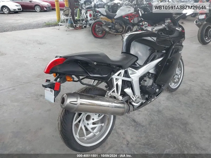 WB10591A88ZM29646 2008 BMW K1200 S