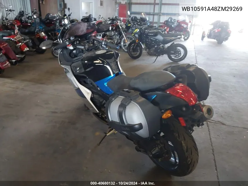 2008 BMW K1200 S VIN: WB10591A48ZM29269 Lot: 40680132