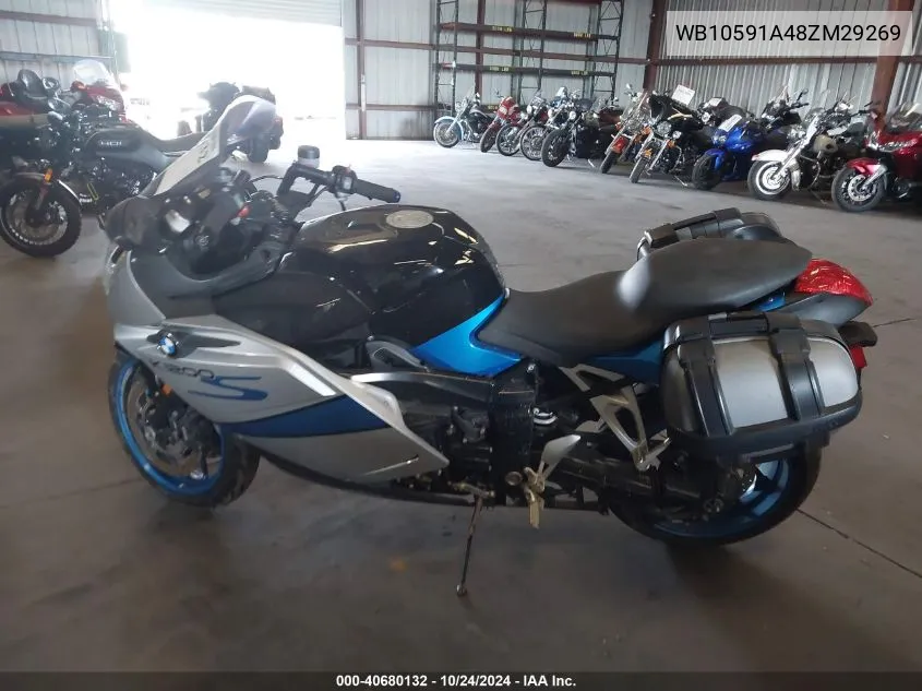 2008 BMW K1200 S VIN: WB10591A48ZM29269 Lot: 40680132