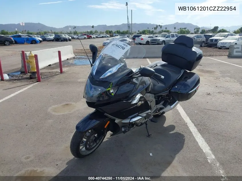 2012 BMW K1600 Gtl VIN: WB1061201CZZ22954 Lot: 40744250