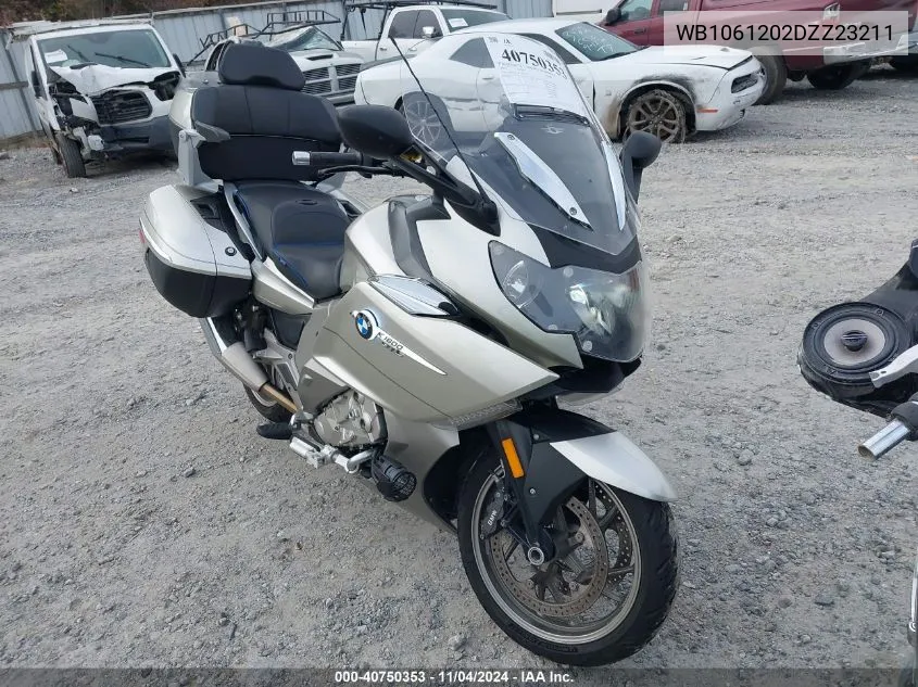 2013 BMW K1600 Gtl VIN: WB1061202DZZ23211 Lot: 40750353