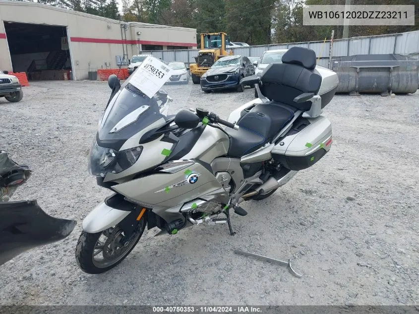 2013 BMW K1600 Gtl VIN: WB1061202DZZ23211 Lot: 40750353