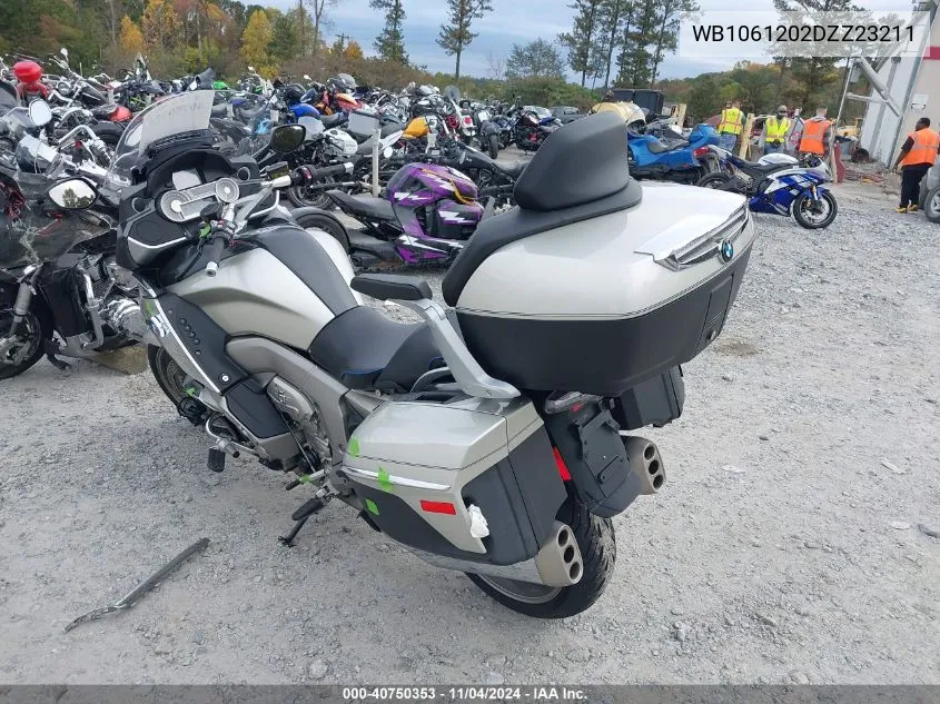 2013 BMW K1600 Gtl VIN: WB1061202DZZ23211 Lot: 40750353