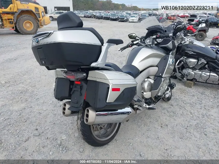 2013 BMW K1600 Gtl VIN: WB1061202DZZ23211 Lot: 40750353