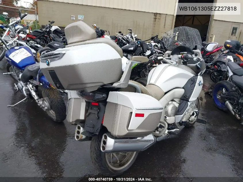 2014 BMW K1600 Gtl VIN: WB1061305EZZ27818 Lot: 40740759