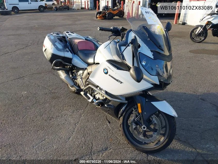 2016 BMW K1600 Gt VIN: WB1061101GZX83089 Lot: 40750220