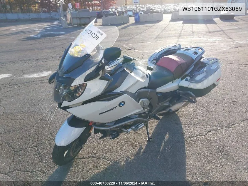 2016 BMW K1600 Gt VIN: WB1061101GZX83089 Lot: 40750220