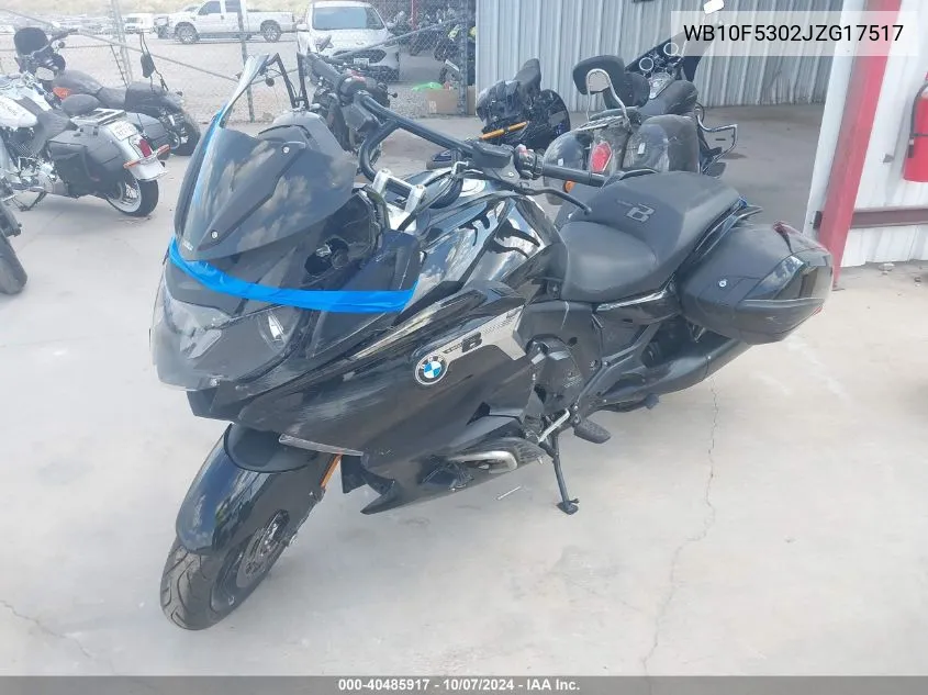 2018 BMW K1600 B VIN: WB10F5302JZG17517 Lot: 40485917