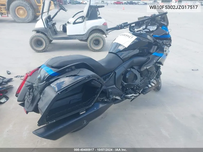 2018 BMW K1600 B VIN: WB10F5302JZG17517 Lot: 40485917