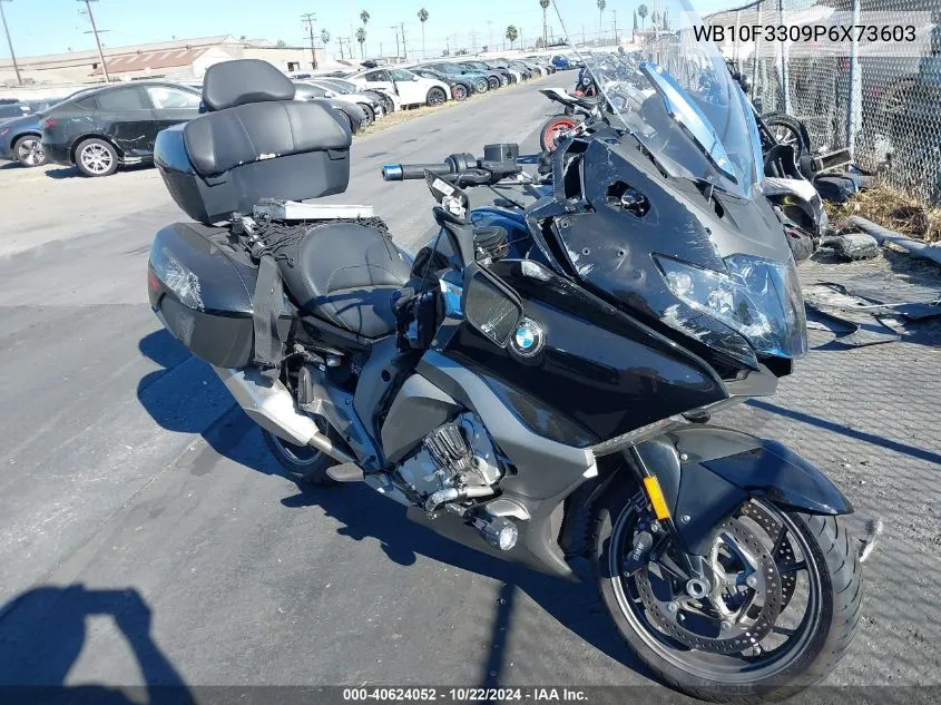 2023 BMW K1600 Gtl VIN: WB10F3309P6X73603 Lot: 40624052