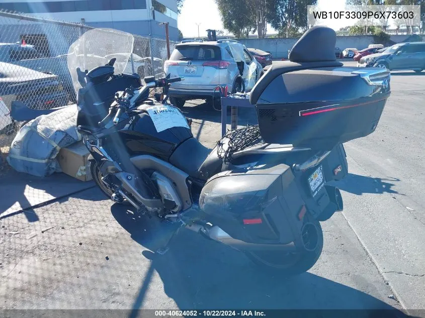 2023 BMW K1600 Gtl VIN: WB10F3309P6X73603 Lot: 40624052