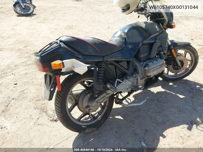 WB105740XG0131044 1986 BMW K75 C/T