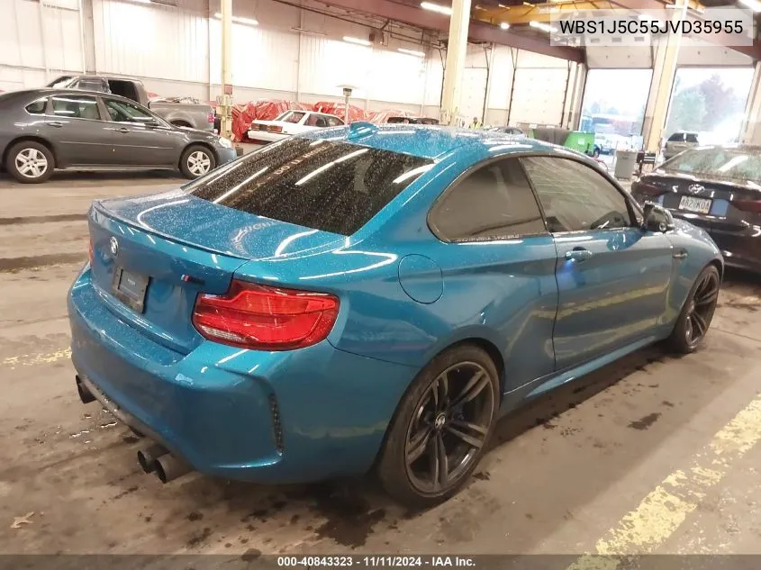 2018 BMW M2 VIN: WBS1J5C55JVD35955 Lot: 40843323