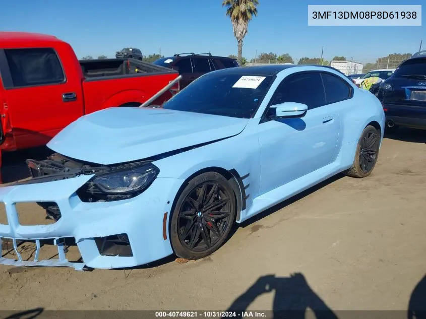 2023 BMW M2 VIN: 3MF13DM08P8D61938 Lot: 40749621