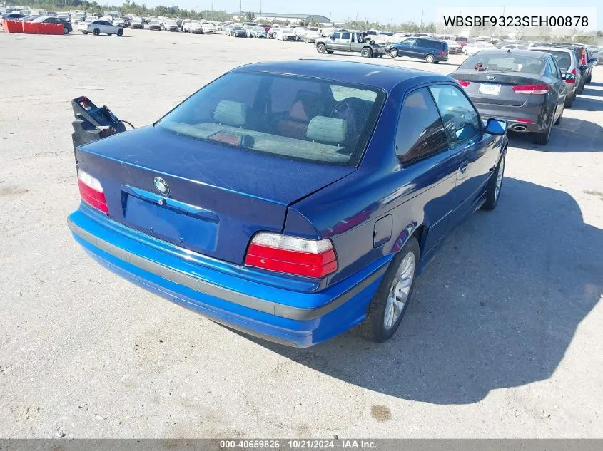 1995 BMW M3 VIN: WBSBF9323SEH00878 Lot: 40659826