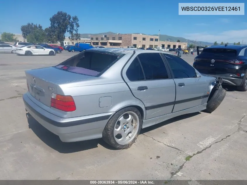 1997 BMW M3 VIN: WBSCD0326VEE12461 Lot: 39363934