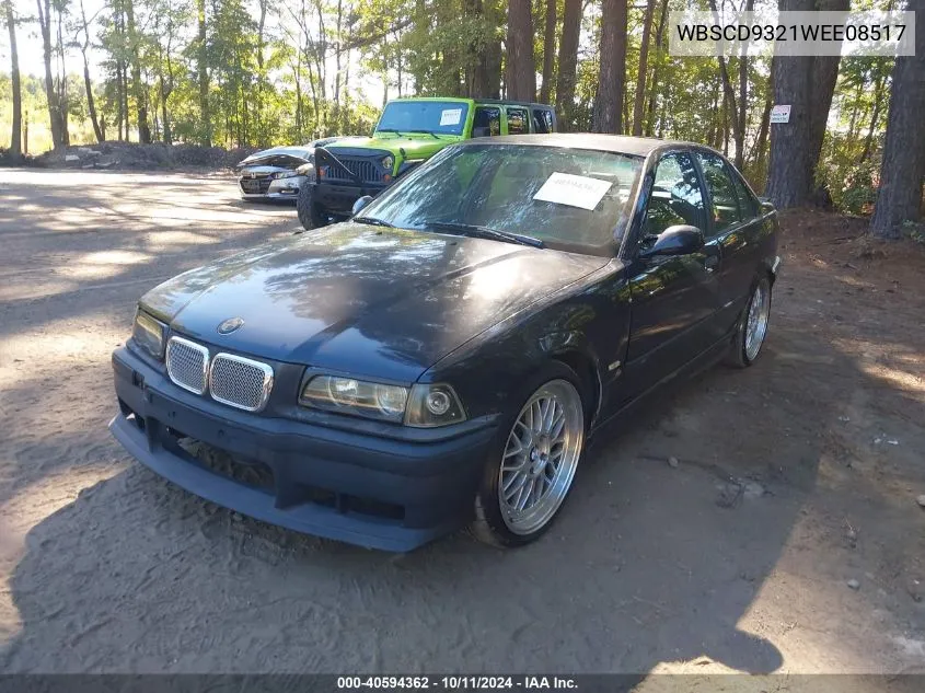 1998 BMW M3 VIN: WBSCD9321WEE08517 Lot: 40594362