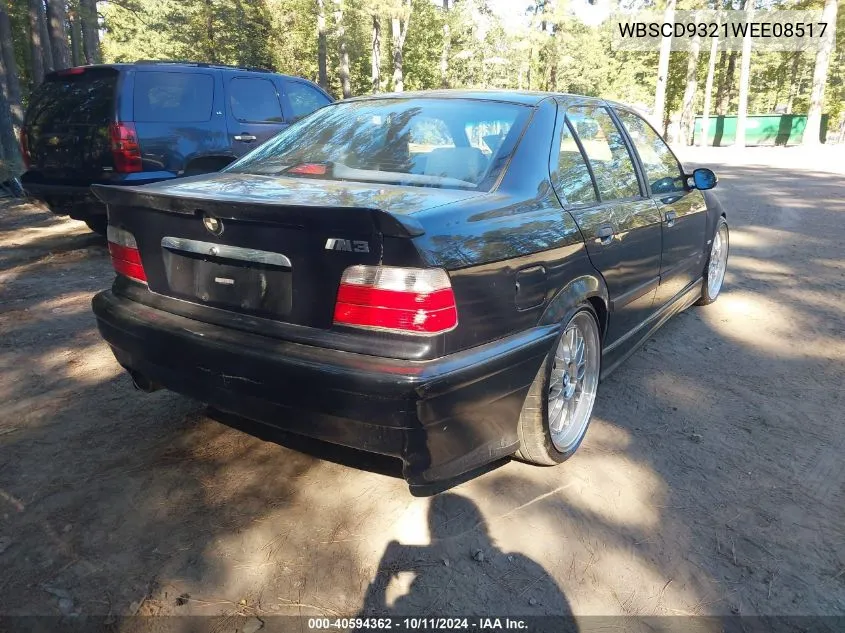 1998 BMW M3 VIN: WBSCD9321WEE08517 Lot: 40594362