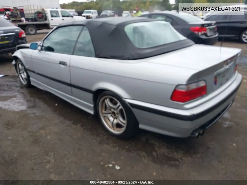 1999 BMW M3 VIN: WBSBK0334XEC41321 Lot: 40402564